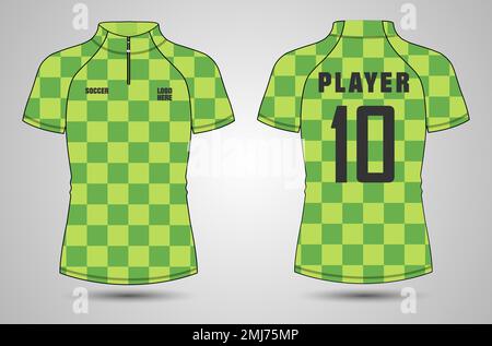 T-shirt sport Jersey design Vector illustration template Front And back  views, Soccer jersey mock up for football club and others. Sports Uniform  top Stock Vector Image & Art - Alamy