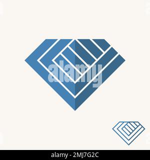 Simple and unique diamond or pentagon with letter CC font image graphic icon logo design abstract concept vector stock initial or jewellery Stock Vector
