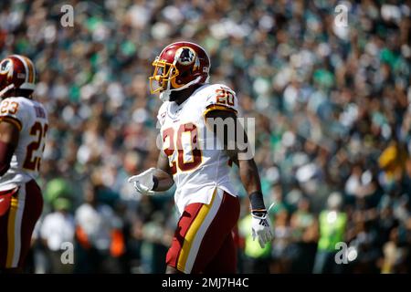 Washington Redskins safety Montae Nicholson in action during an NFL  football game against the Philadelphia Eagles, Sunday, Sept. 8, 2019, in  Philadelphia. (AP Photo/Matt Rourke Stock Photo - Alamy