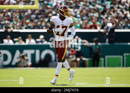 Washington Redskins wide receiver Terry McLaurin (17) grabs a pass, during  the second half at an NFL football game against the Miami Dolphins, Sunday,  Oct. 13, 2019, in Miami Gardens, Fla. (AP