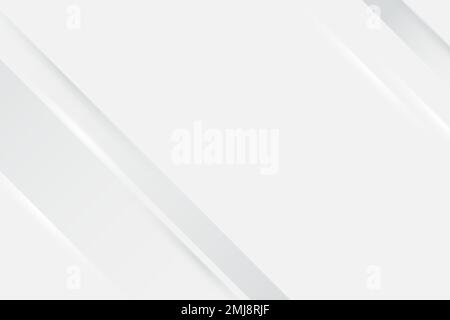 White desktop background, modern minimal design vector Stock Vector