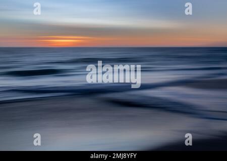 Indian Ocean, Yanchep, Western Australia, sunset Stock Photo