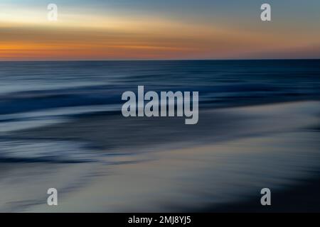 Indian Ocean, Yanchep, Western Australia, sunset Stock Photo