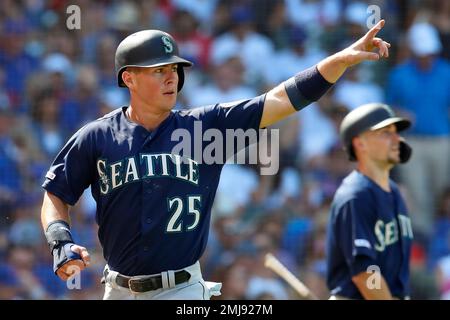 Minnesota Twins catcher Christian Vazquez looks on in between batters  against the Seattle Mariners during a baseball game, Tuesday, July 18,  2023, in Seattle. (AP Photo/Lindsey Wasson Stock Photo - Alamy