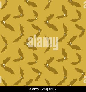 Abstract Seamless pattern funny owls Isolated on black backdrop. Design for use background, fabric, textile and others. Stock Vector