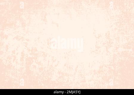 Grunge vector texture. Light orange distressed brushed old wall vector background. Stock Vector