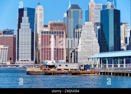 NEW YORK CITY - September 15, 2022: New York City is the most populous city in the United States and with over 60 million visitors to the city per yea Stock Photo