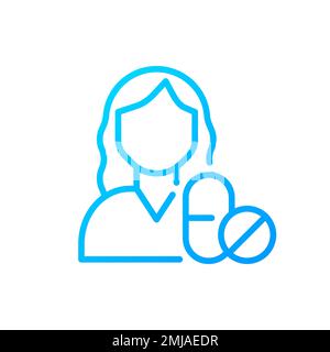 Therapy pixel perfect gradient linear vector icon Stock Vector