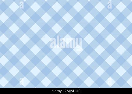 Blue tartan seamless pattern background vector template Stock Vector