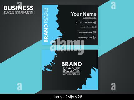 Creative business card design. Abstract business card elegant design template. Business background. Stock Vector