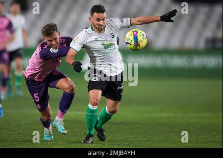 Real Racing Club team lines up prior to the La Liga SmartBank match between  Real Racing Club and CD Tenerife at El Sardinero Stadium on January 27, 20  Stock Photo - Alamy