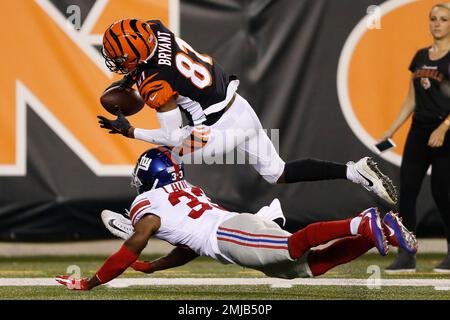 Cincinnati Bengals wide receiver Ventell Bryant (81) after an NFL football  preseason game between the Indianapolis