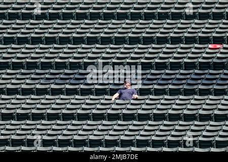 Lone Red Seat at Fenway Park in Boston, MA Editorial Photo - Image