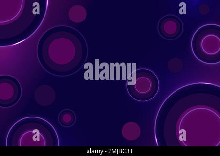 Retro desktop background, purple geometric wallpaper vector Stock Vector