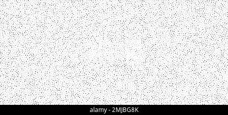 abstract black dots pattern on white, stipple background dotted vector illustration Stock Vector