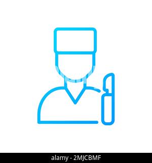 Surgical care pixel perfect gradient linear vector icon Stock Vector