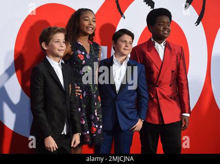 Jacob Tremblay, Millie Davis, Brady Noon and Keith L. Williams at the ...