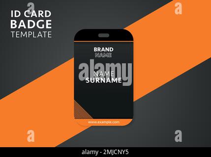 Modern corporate Identity Card design template background, elegant businees company id card design. Identity design template. Stock Vector