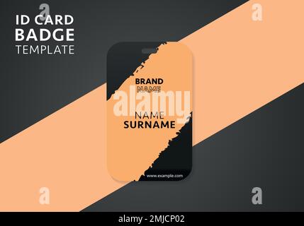 Modern corporate Identity Card design template background, elegant businees company id card design. Identity design template. Stock Vector
