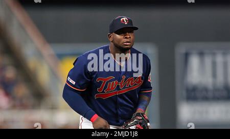 Minnesota Twins - 2019 Game Used Jersey - Miguel Sano hit Twins