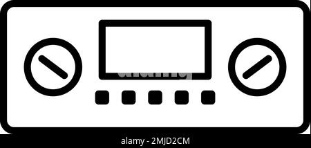 Climate, control, temperature vector icon on transparent background. Outline Climate, control, temperature vector icon Stock Vector