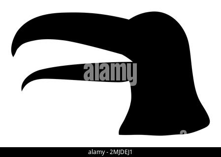 Vector bird feather from wing isolated. Black and white engraved ink art.  Isolated feathers illustration element. Stock Vector