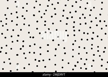 Polka dot pattern background, simple design vector Stock Vector