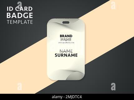 Modern corporate Identity Card design template background, elegant businees company id card design. Identity design template. Stock Vector