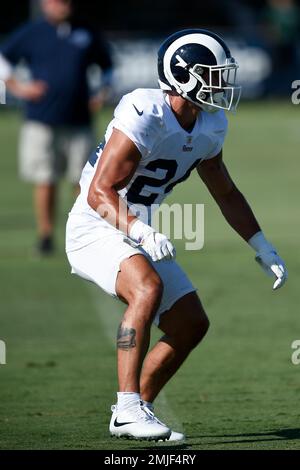 Los Angeles Rams safety Taylor Rapp (24) plays during an NFL football game  against the Buffalo Bills Sept. 8, 2022, in Inglewood, Calif. (AP  Photo/Denis Poroy Stock Photo - Alamy