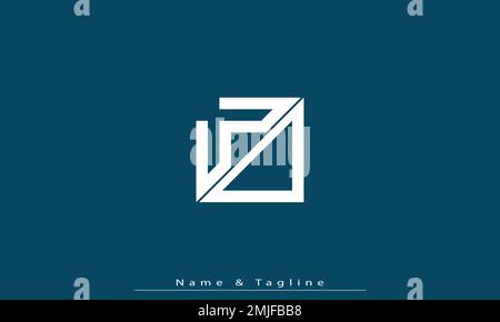 Alphabet letters Initials Monogram logo WD , DW Stock Vector