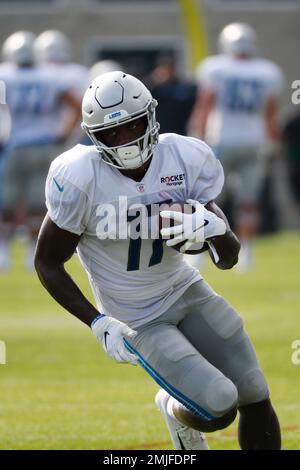 Detroit Lions Wide Receiver Andy Jones Editorial Stock Photo