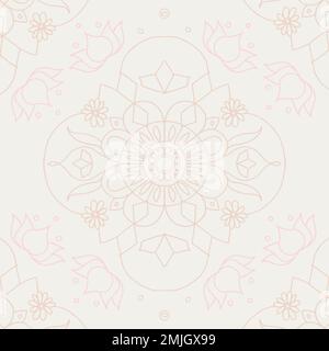 Vector Diwali Indian mandala background Stock Vector