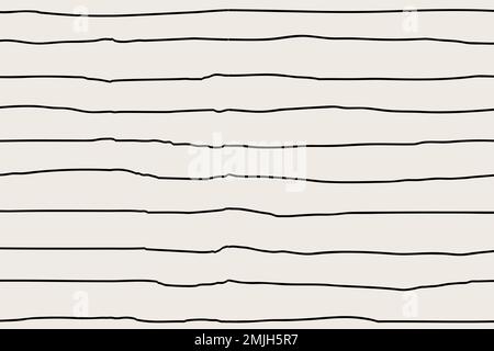 Striped pattern background, doodle vector, simple design Stock Vector