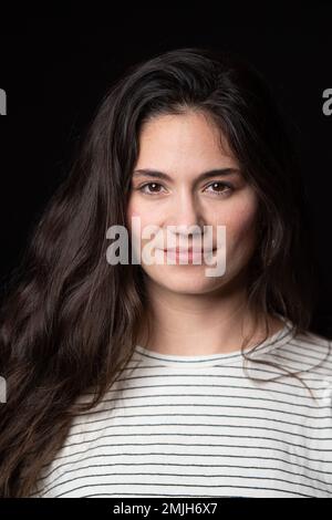 Ophelie Bau attending a Portrait Session during the 30th Gerardmer