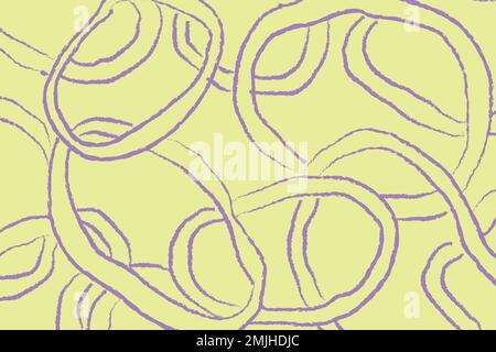 Doodle background, purple abstract pattern design vector Stock Vector