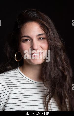 Ophelie Bau attending a Portrait Session during the 30th Gerardmer