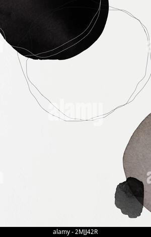 Earth tone abstract patterned social template vector Stock Vector