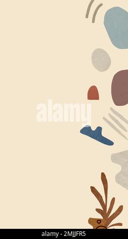 Abstract mobile wallpaper background vector Stock Vector