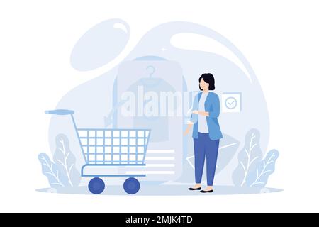 Digital marketing illustration. Characters analyzing mobile market trends, planning seo optimization and targeting strategy. Business activities conce Stock Vector