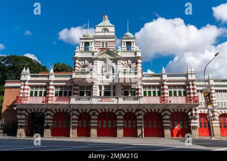 Singapore's central fire department Stock Photo