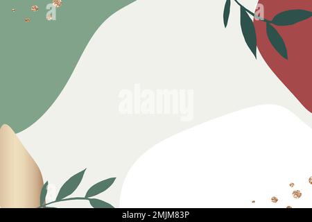 Colorful Memphis style poster vector Stock Vector