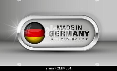 Made in Germany graphic and label. Element of impact for the use you want to make of it. Stock Vector