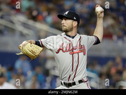 Atlanta Braves Pitcher Jerry Blevins Delivers Editorial Stock