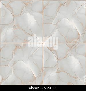 Light marble tile texture, pattern background - Vector illustration ...