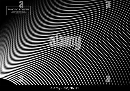 Line wave abstract background design.  Stock Vector