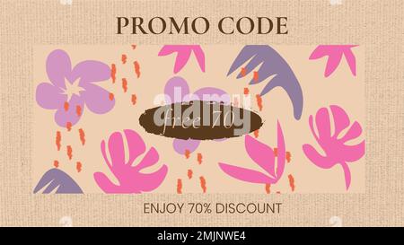 Sale Facebook cover template, editable design vector Stock Vector