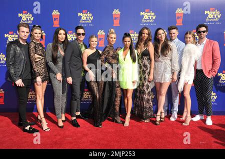 Ariana Madix and Scheana Shay match in baseball jerseys at Padres