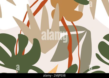 Aesthetic seamless pattern background design vector Stock Vector