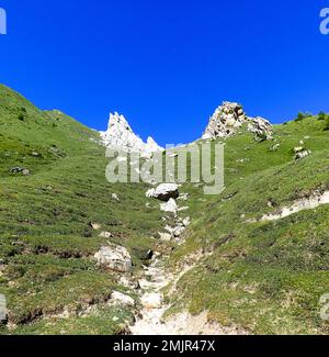Tremorgio, Switzerland: panoramic alpine landscape of the Campolungo region Stock Photo