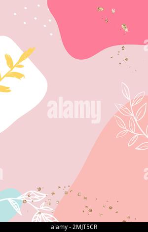 Colorful Memphis style poster vector Stock Vector